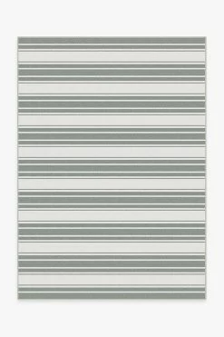 New โญ Ruggable Outdoor Marina Stripe Grey Rug ๐ฏ