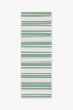 Promo ⌛ Ruggable Outdoor Marina Stripe Sage Green Rug 🧨 -Outdoor Rugs Store marina stripe sage green B RC TR011 27
