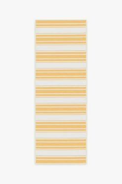 Outlet 👏 Ruggable Outdoor Marina Stripe Yellow Rug ⌛ -Outdoor Rugs Store marina stripe yellow B RC TR012 27
