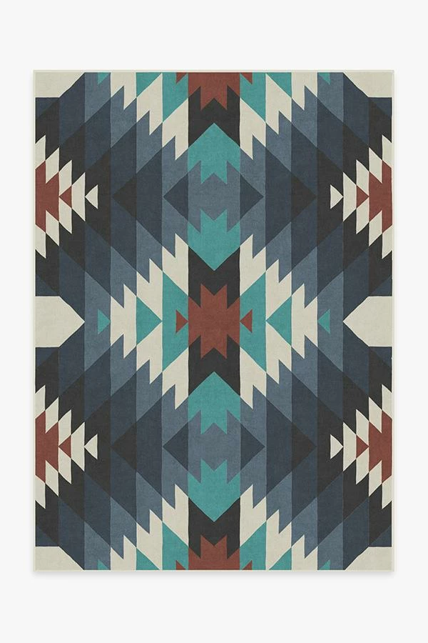 Budget ⌛ Ruggable Mariposa Blue Rug ✨ 1 Budget ⌛ Ruggable Mariposa Blue Rug ✨