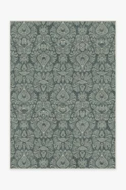 Outdoor Rugs Store -Outdoor Rugs Store marvel damask jade green B RC MV024 57