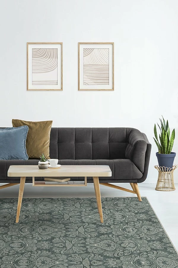 Best deal ✔️ Ruggable Marvel Damask Jade Green Rug ✨ 4 Best deal ✔️ Ruggable Marvel Damask Jade Green Rug ✨ - Image 4