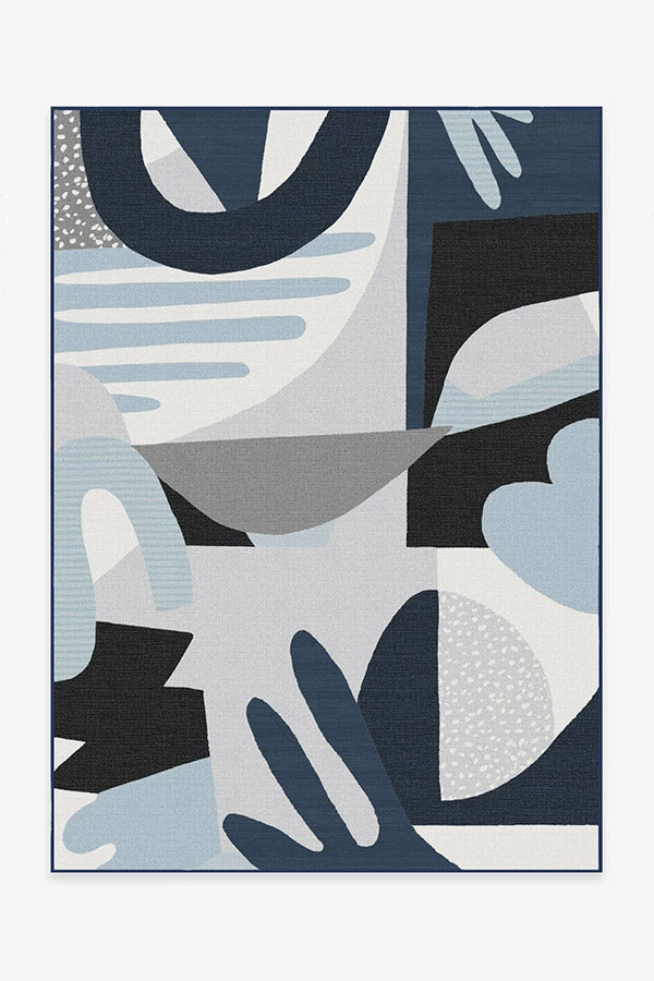 Deals 🥰 Ruggable Outdoor Medley Blue & Grey Rug 🎁 2 Deals 🥰 Ruggable Outdoor Medley Blue & Grey Rug 🎁 - Image 2