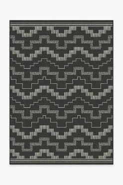 Outlet 🧨 Ruggable Outdoor Meseta Black Rug 🌟