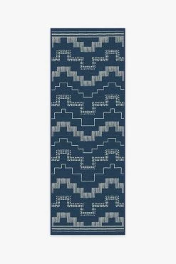 Flash Sale 😉 Ruggable Outdoor Meseta Navy Rug 🎉 -Outdoor Rugs Store meseta navy B RC OD043 27