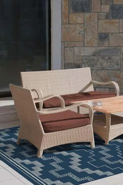 Flash Sale 😉 Ruggable Outdoor Meseta Navy Rug 🎉 -Outdoor Rugs Store meseta navy C RC OD043 57