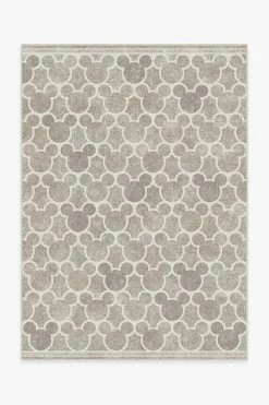 Outlet ๐ฅ Ruggable Mickey Trellis Ash Grey Rug ๐