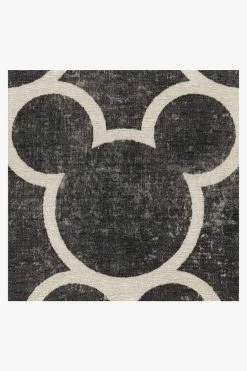Best reviews of ⌛ Ruggable Mickey Trellis Black Rug ⌛ -Outdoor Rugs Store mickey trellis black D RC DY002 57