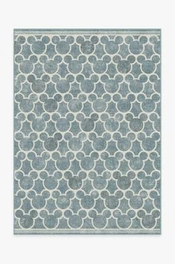 Promo 🛒 Ruggable Mickey Trellis Slate Rug ✨