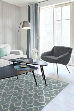 Promo 🛒 Ruggable Mickey Trellis Slate Rug ✨ -Outdoor Rugs Store mickey trellis slate C RC DY003 57