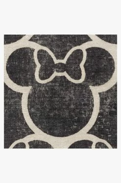 New 🛒 Ruggable Minnie Trellis Black Rug 🧨 -Outdoor Rugs Store minnie trellis black D RC DY006 57