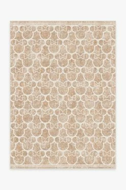 New ๐ฅฐ Ruggable Minnie Trellis Rose Gold Rug ๐