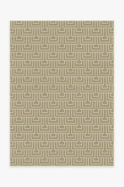 Discount 🥰 Ruggable Modern Deco Gold Rug 🎉