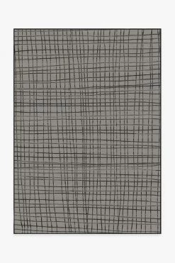 New โ๏ธ Ruggable Modern Grid Grey Rug ๐