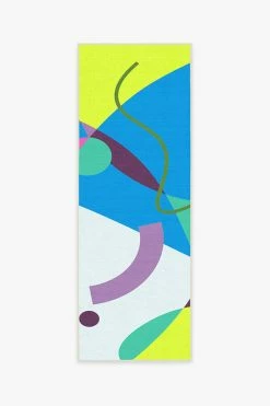 Flash Sale 😀 Ruggable Monica Ahanonu Outdoor Mango Multicolor Rug 👍 -Outdoor Rugs Store monica ahanonu mango multicolor A RC AH008 27