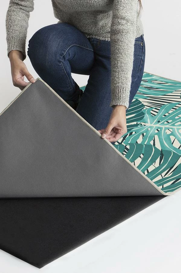 Budget ๐คฉ Ruggable Monstera Teal Rug ๐ 6 Budget ๐คฉ Ruggable Monstera Teal Rug ๐ - Image 6