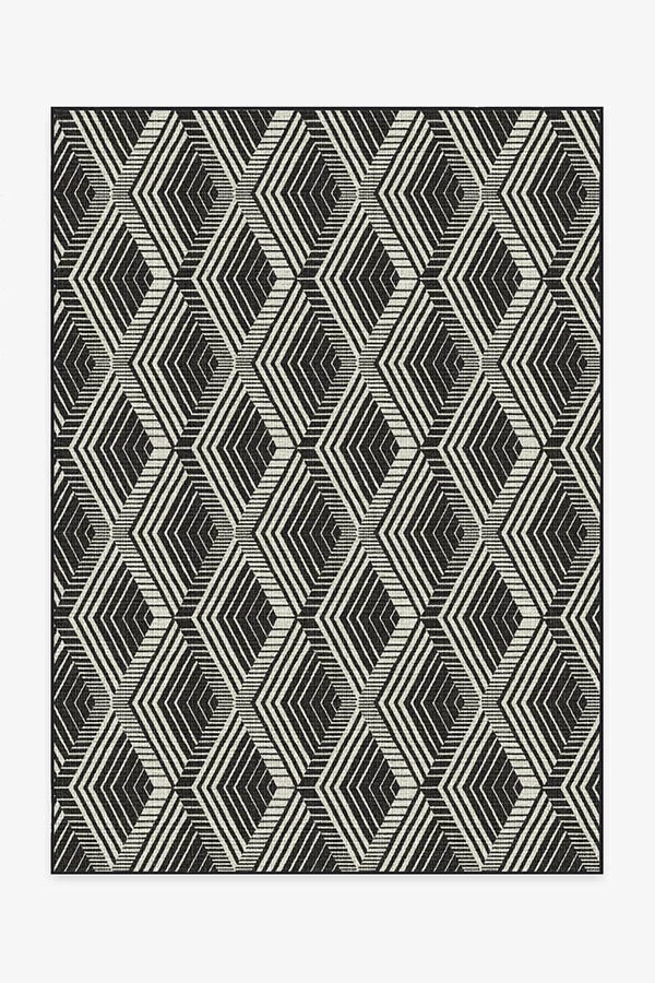 Wholesale ๐ Ruggable Outdoor Motus Diamond Black Rug ๐งจ 1 Wholesale ๐ Ruggable Outdoor Motus Diamond Black Rug ๐งจ