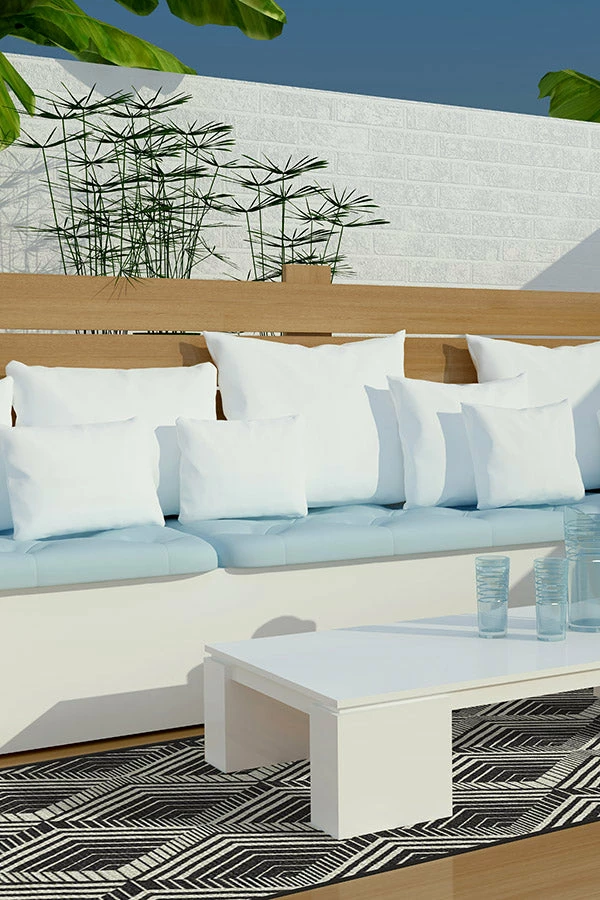 Wholesale ๐ Ruggable Outdoor Motus Diamond Black Rug ๐งจ 8 Wholesale ๐ Ruggable Outdoor Motus Diamond Black Rug ๐งจ - Image 8