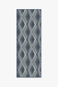Best reviews of 💯 Ruggable Outdoor Motus Diamond Navy Rug 😉 -Outdoor Rugs Store motus diamond navy B RC OD026 27