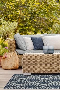 Best reviews of 💯 Ruggable Outdoor Motus Diamond Navy Rug 😉 -Outdoor Rugs Store motus diamond navy C RC OD026 27