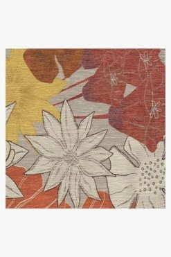 New 🎉 Ruggable Nani Orange Cream Rug 🎁 -Outdoor Rugs Store nani orange cream D RC 0592 27 V2