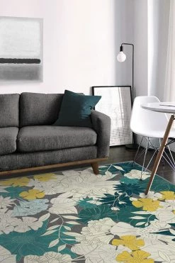 Hot Sale ✔️ Ruggable Sale Nani Teal Rug 🧨 -Outdoor Rugs Store nani teal C RC 0593 57 V2