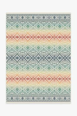 Budget 🔔 Ruggable Outdoor Nomada Multicolor Rug 🔔
