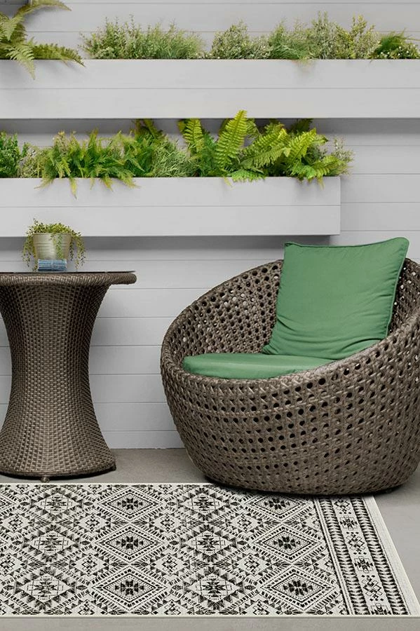 Budget ✔️ Ruggable Outdoor Nomada White Rug ⌛ 8 Budget ✔️ Ruggable Outdoor Nomada White Rug ⌛ - Image 8