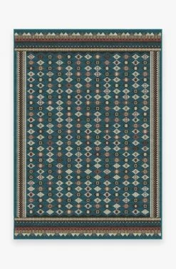 Best Pirce ❤️ Ruggable Noorani Teal Blue Rug 😍