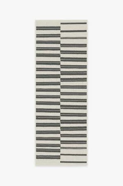 Best reviews of ✔️ Ruggable Outdoor Offset Stripe Black Rug 🎁 -Outdoor Rugs Store offset stripe black A RC OD013 27