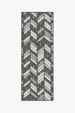 Brand new 🧨 Ruggable Outdoor Painted Chevron Black Rug 🥰 12 Brand new 🧨 Ruggable Outdoor Painted Chevron Black Rug 🥰 -Outdoor Rugs Store painted chevron black A RC OD045 27