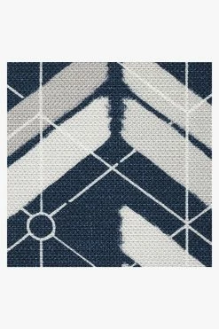 Deals 🎁 Ruggable Outdoor Painted Chevron Navy Rug ⌛ -Outdoor Rugs Store painted chevron navy D RC OD047 27 30860f35 a1fd 45e8 b0ee 83f932e05038