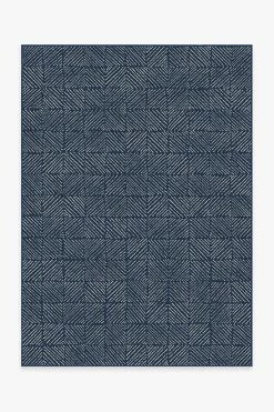 Best deal 🎉 Ruggable Outdoor Parquet Navy Rug 🎁