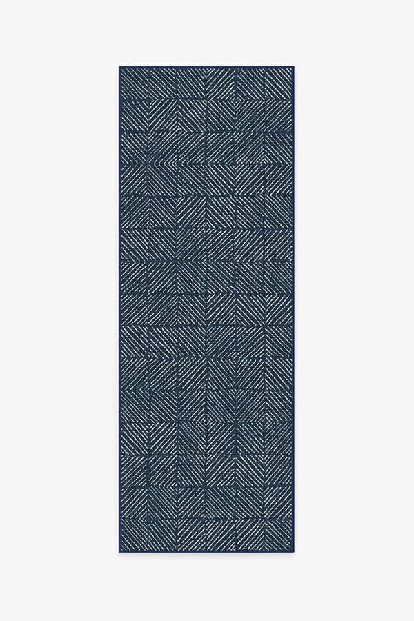Best deal 🎉 Ruggable Outdoor Parquet Navy Rug 🎁 6 Best deal 🎉 Ruggable Outdoor Parquet Navy Rug 🎁 - Image 6