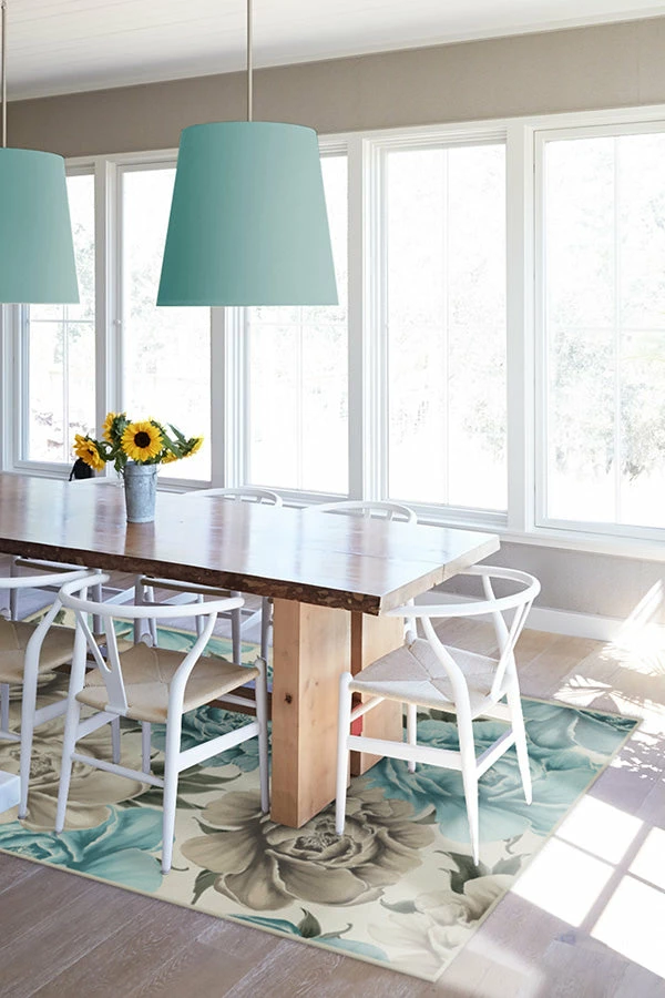 Outlet 😉 Ruggable Peony Jade Rug ✔️ 4 Outlet 😉 Ruggable Peony Jade Rug ✔️ - Image 4