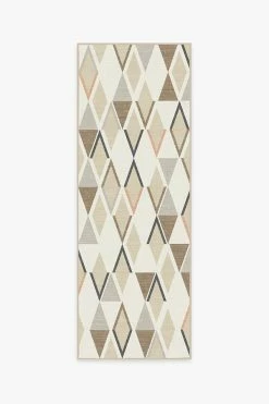 Outlet 👏 Ruggable Pico Diamond Sandstone Rug 🔔 -Outdoor Rugs Store pico diamond sandstone A RC 0532 27 V2