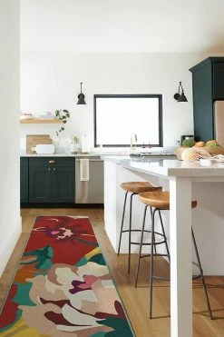 Brand new ❤️ Ruggable Poppy Floral Turquoise Rug 🛒 -Outdoor Rugs Store poppy floral turquoise C RC 0431 27 V2