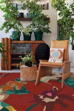 Brand new ❤️ Ruggable Poppy Floral Turquoise Rug 🛒 -Outdoor Rugs Store poppy floral turquoise C RC 0431 57 V2