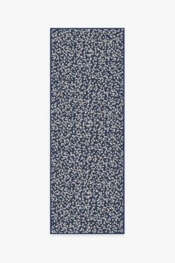Flash Sale ⭐ Ruggable Posy Navy Rug 🛒 -Outdoor Rugs Store posy navy A RC 0579 27 V2