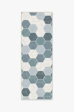 Best Pirce ❤️ Ruggable Prisma Slate Blue Rug 🥰 -Outdoor Rugs Store prisma slate blue A RC 0542 27 V2