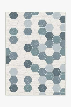 Best Pirce ❤️ Ruggable Prisma Slate Blue Rug 🥰