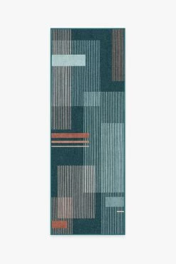 Budget 🧨 Ruggable Sale Quadra Teal Rug 😀 -Outdoor Rugs Store quadra teal A RC MA013 27 V2
