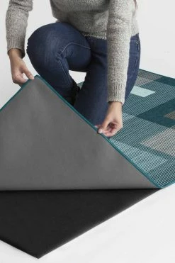 Budget 🧨 Ruggable Sale Quadra Teal Rug 😀 -Outdoor Rugs Store quadra teal B RC MA013 27