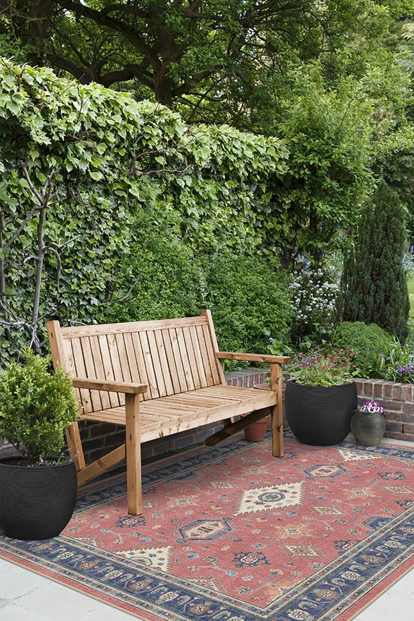 Wholesale ❤️ Ruggable Outdoor Ranier Cayenne Red Rug ❤️ 4 Wholesale ❤️ Ruggable Outdoor Ranier Cayenne Red Rug ❤️ - Image 4