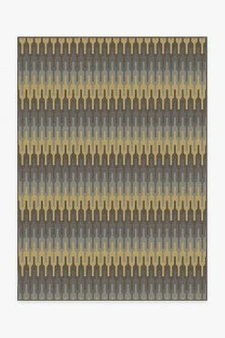 New 💯 Ruggable Retro Danish Grey Taupe Rug 🥰