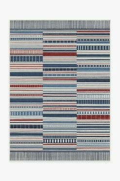 Cheap 😍 Ruggable Outdoor Riviera Stripe Americana Rug 🔥