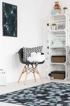 Best Pirce ⌛ Ruggable Rosette Blue Rug 🎁 -Outdoor Rugs Store rosette blue C RC 0664 57 64dece9d c752 4a4f 9372 c27f3580c292