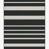 Cheapest ❤️ Ruggable Outdoor Sailmaker Stripe Black Rug 👍