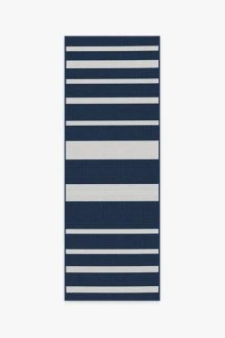 Promo 👍 Ruggable Outdoor Sailmaker Stripe Blue Rug ✨ -Outdoor Rugs Store sailmaker stripe blue A RC OD018 27