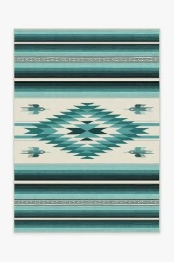 Best deal 🛒 Ruggable Saltillo Turquoise Rug 🥰